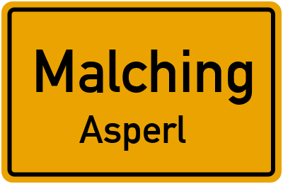Straßenverzeichnis Malching Asperl