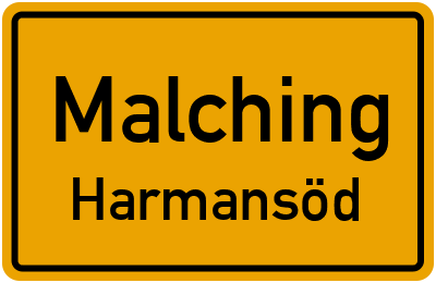 Straßenverzeichnis Malching Harmansöd