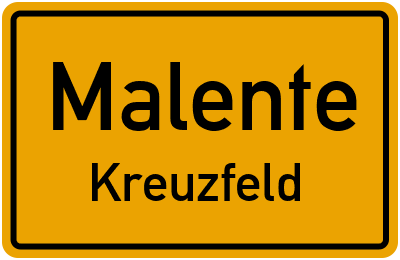 Straßenverzeichnis Malente Kreuzfeld