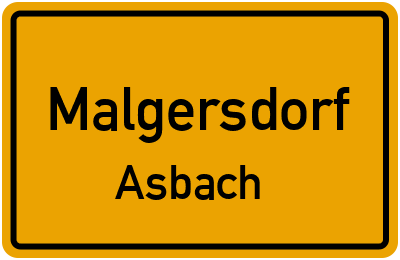 Straßenverzeichnis Malgersdorf Asbach