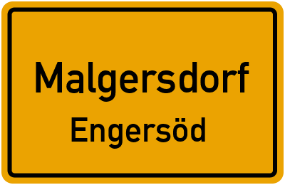 Ortsschild Malgersdorf Engersöd