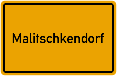 Malitschkendorf in Brandenburg