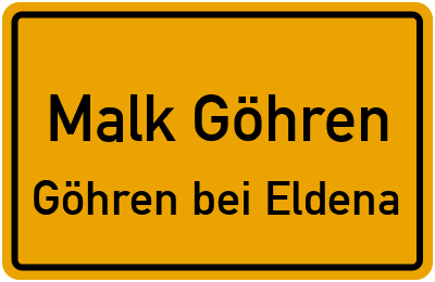 Straßenverzeichnis Malk Göhren Göhren bei Eldena