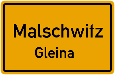 Straßenverzeichnis Malschwitz Gleina