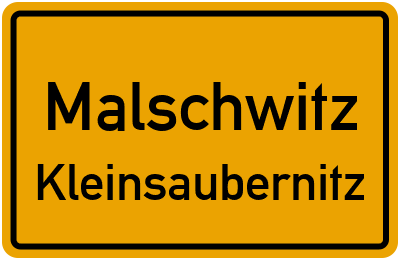 Straßenverzeichnis Malschwitz Kleinsaubernitz