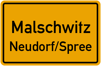 Straßenverzeichnis Malschwitz Neudorf/Spree