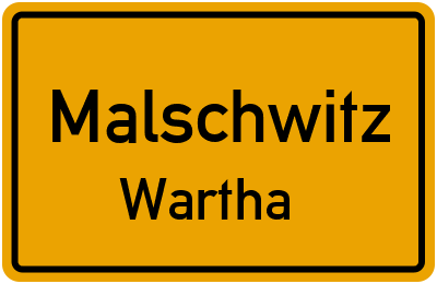 Straßenverzeichnis Malschwitz Wartha