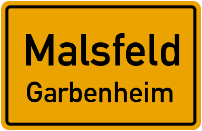 Straßenverzeichnis Malsfeld Garbenheim