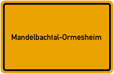Branchenbuch Mandelbachtal-Ormesheim, Saarland