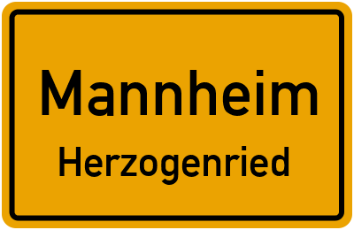 Straßenverzeichnis Mannheim Herzogenried