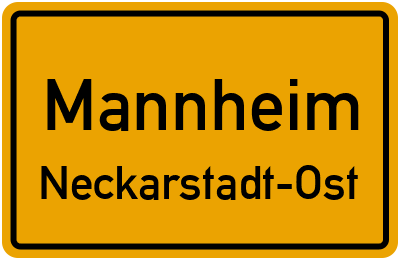 Straßenverzeichnis Mannheim Neckarstadt-Ost