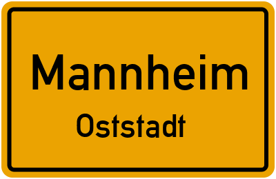 Straßenverzeichnis Mannheim Oststadt