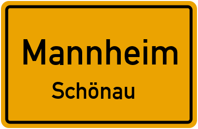 Straßenverzeichnis Mannheim Schönau