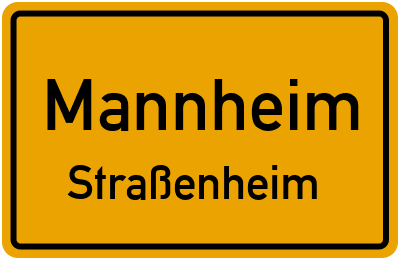 Straßenverzeichnis Mannheim Straßenheim