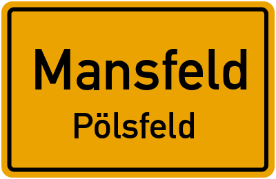 Straßenverzeichnis Mansfeld Pölsfeld