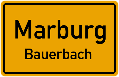 Straßenverzeichnis Marburg Bauerbach
