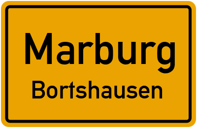 Straßenverzeichnis Marburg Bortshausen