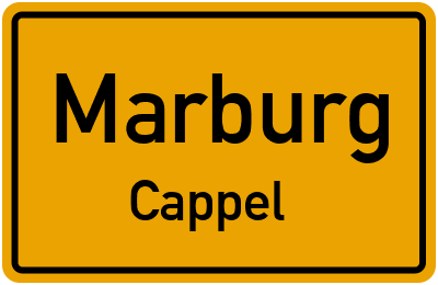 Straßenverzeichnis Marburg Cappel