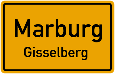 Straßenverzeichnis Marburg Gisselberg