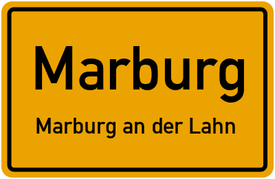 Straßenverzeichnis Marburg Marburg an der Lahn