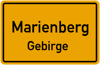 Straßenverzeichnis Marienberg Gebirge