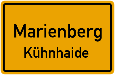 Straßenverzeichnis Marienberg Kühnhaide