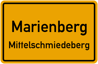 Straßenverzeichnis Marienberg Mittelschmiedeberg