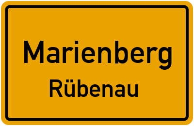 Straßenverzeichnis Marienberg Rübenau