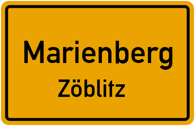 Straßenverzeichnis Marienberg Zöblitz