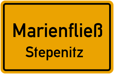 Straßenverzeichnis Marienfließ Stepenitz