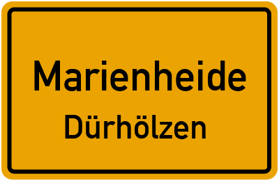 Straßenverzeichnis Marienheide Dürhölzen