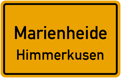 Straßenverzeichnis Marienheide Himmerkusen