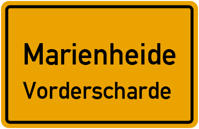 Straßenverzeichnis Marienheide Vorderscharde