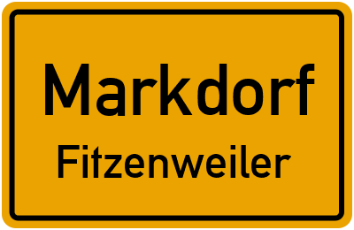 Straßenverzeichnis Markdorf Fitzenweiler