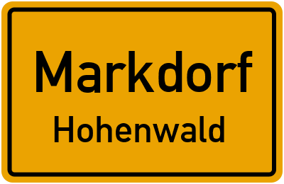 Straßenverzeichnis Markdorf Hohenwald