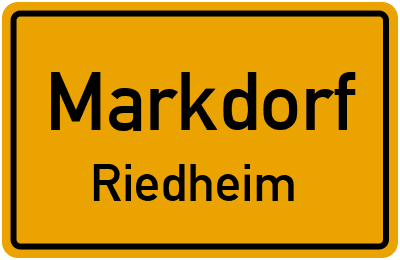 Straßenverzeichnis Markdorf Riedheim