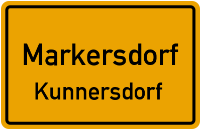 Straßenverzeichnis Markersdorf Kunnersdorf