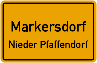Straßenverzeichnis Markersdorf Nieder Pfaffendorf
