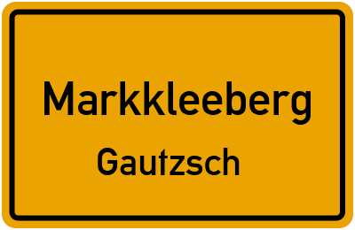 Straßenverzeichnis Markkleeberg Gautzsch