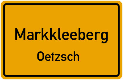Straßenverzeichnis Markkleeberg Oetzsch