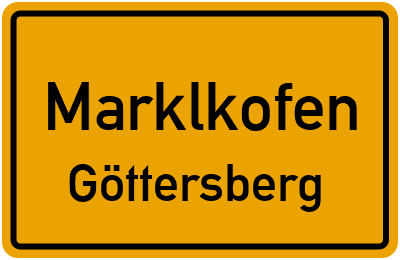 Straßenverzeichnis Marklkofen Göttersberg