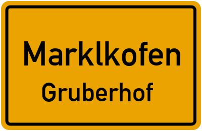 Straßenverzeichnis Marklkofen Gruberhof