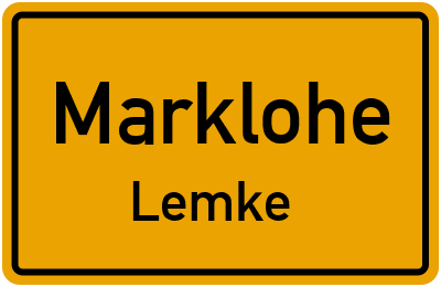 Straßenverzeichnis Marklohe Lemke