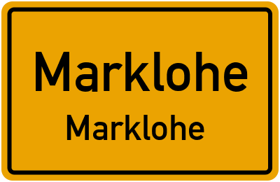 Ortsschild Marklohe Marklohe