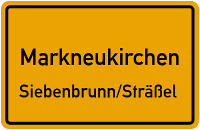 Straßenverzeichnis Markneukirchen Siebenbrunn/Sträßel