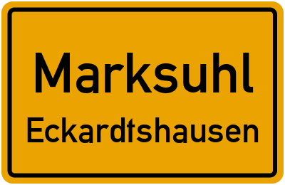 Straßenverzeichnis Marksuhl Eckardtshausen