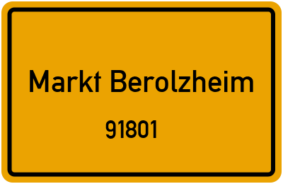 91801 Markt Berolzheim