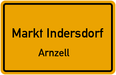 Straßenverzeichnis Markt Indersdorf Arnzell