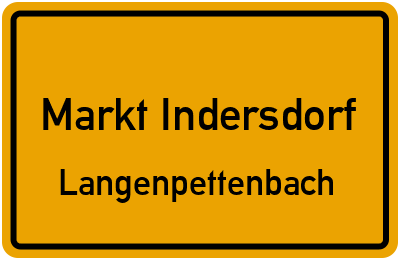 Straßenverzeichnis Markt Indersdorf Langenpettenbach