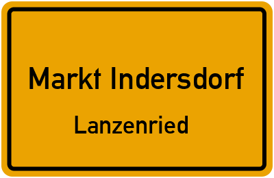 Straßenverzeichnis Markt Indersdorf Lanzenried